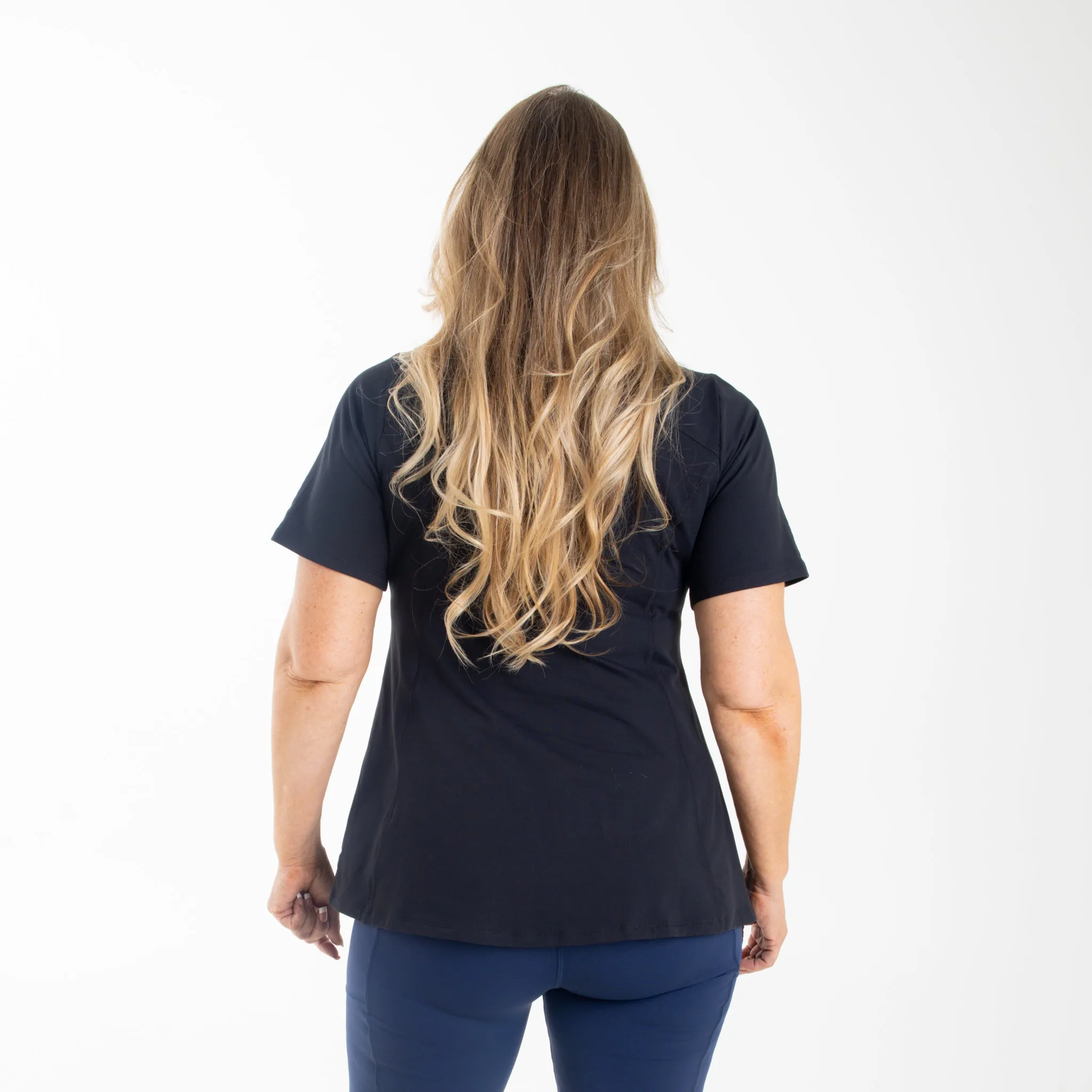 Anti-Muffin-Top Flowy Tee