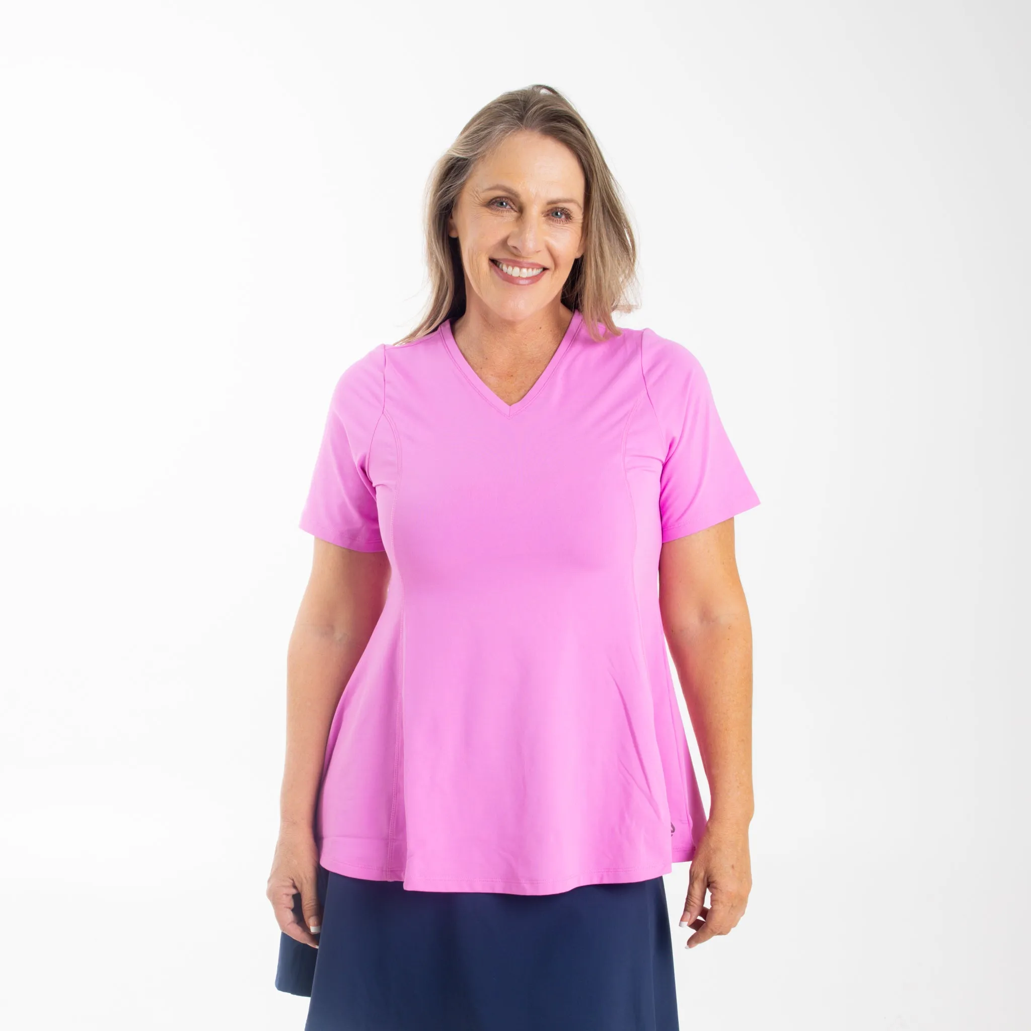 Anti-Muffin-Top Flowy Tee