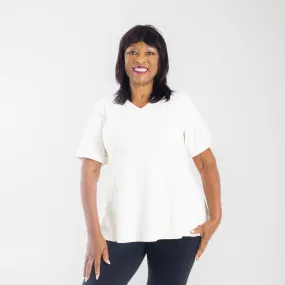 Anti-Muffin-Top Flowy Tee