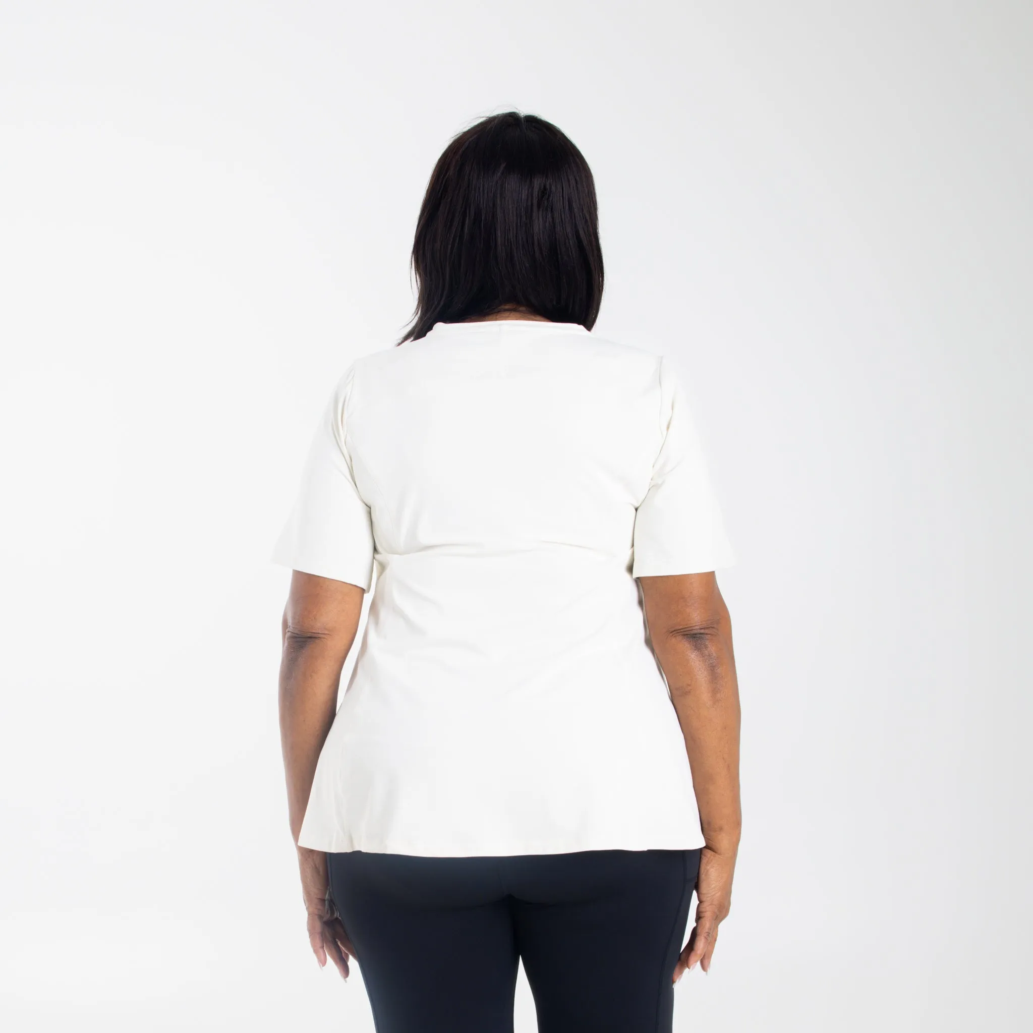 Anti-Muffin-Top Flowy Tee