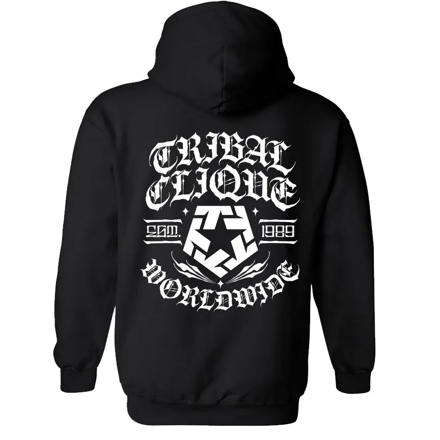 BLOVED ROCKERS - Black Men's ZIP hoodie