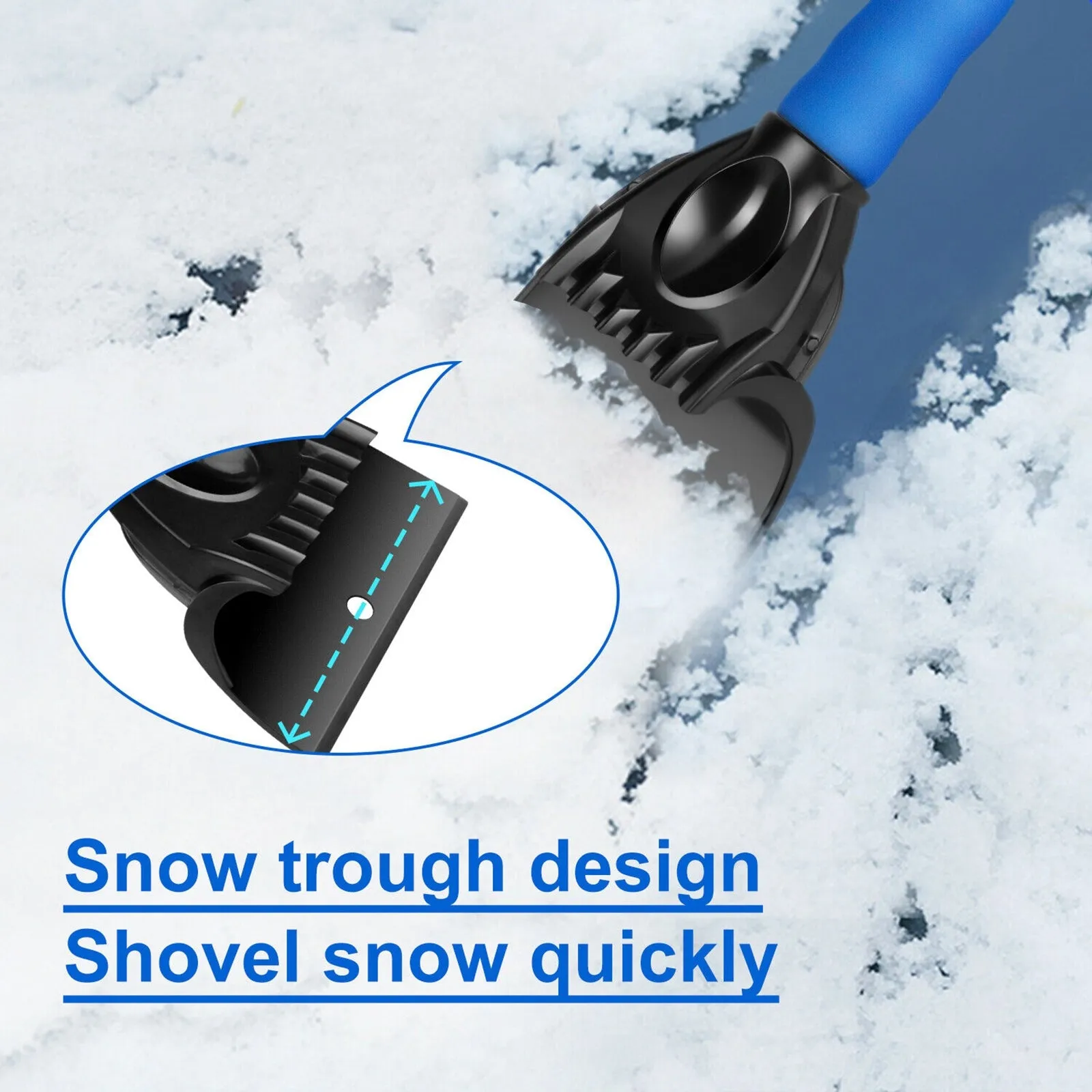 Car Ice Scraper Snow Frost Removal Shovel Defrost Winter Snow