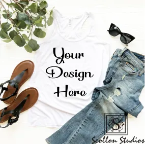 Custom Women's Flowy Racerback Tank