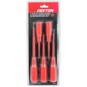 Dekton Insulated Screwdriver Set 5 Pcs