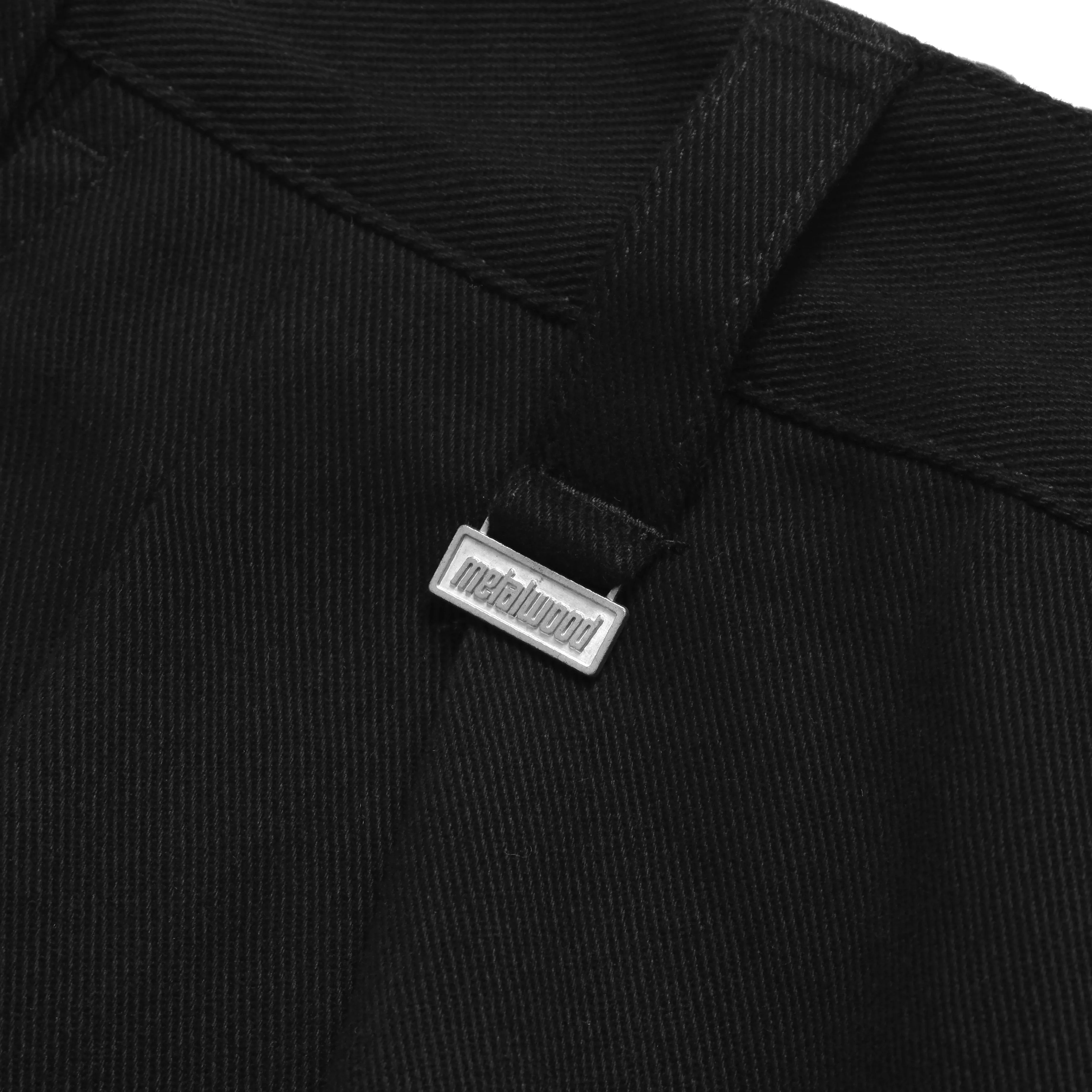Elastic Waist Baggy Pant, Black