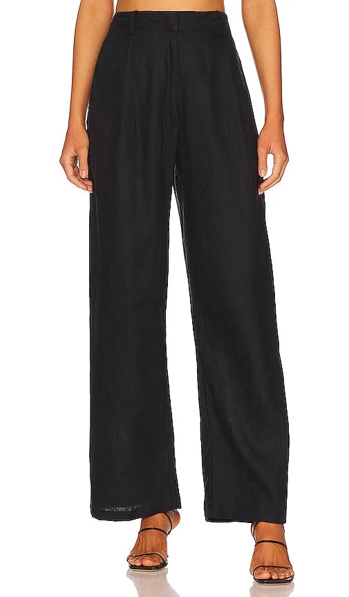 FAITHFULL THE BRAND El Toro Pants in Black