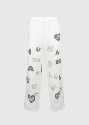 HUMAN MADE: DECK PANTS [WHITE]