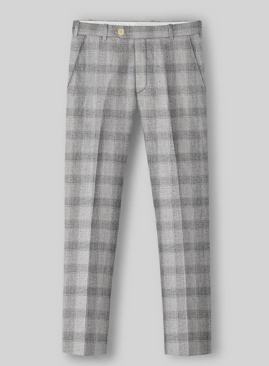 Italian Wool Silk Linen Raimundo Pants