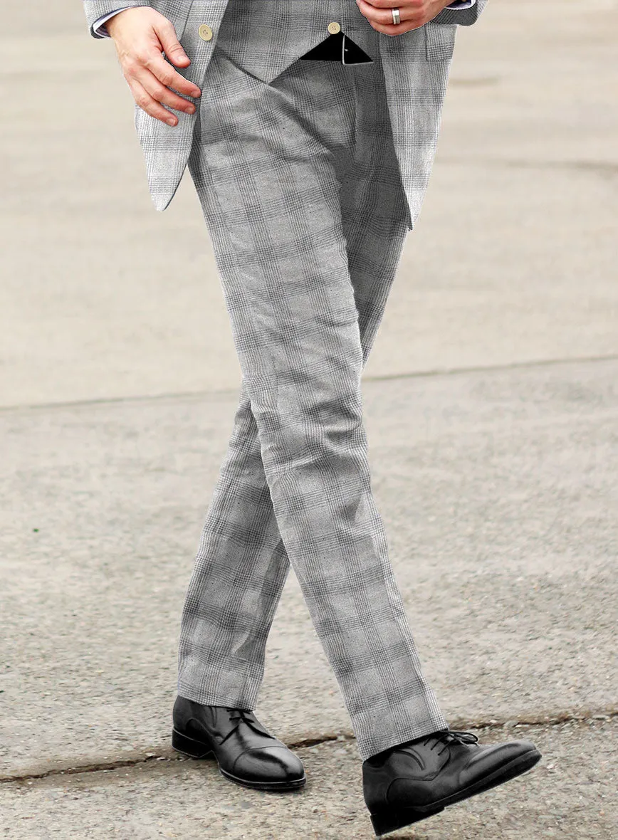 Italian Wool Silk Linen Raimundo Pants