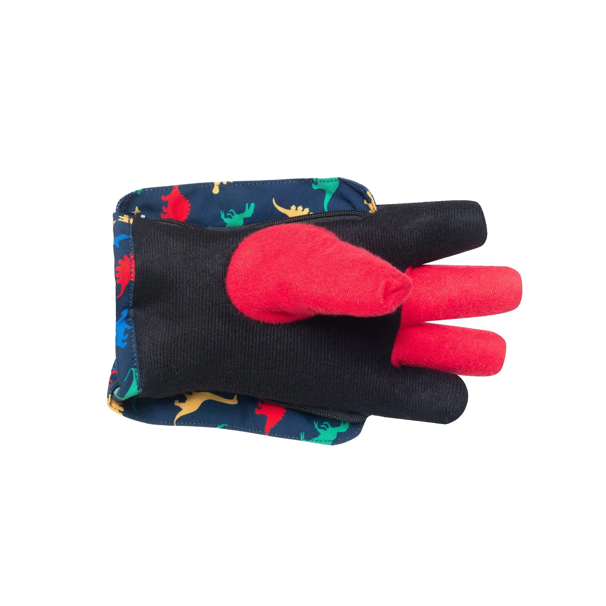 Kids (2-8) Winter & Ski Glove powered by ZIPGLOVE™ TECHNOLOGY | Navy Dino