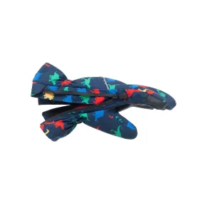 Kids (2-8) Winter & Ski Glove powered by ZIPGLOVE™ TECHNOLOGY | Navy Dino