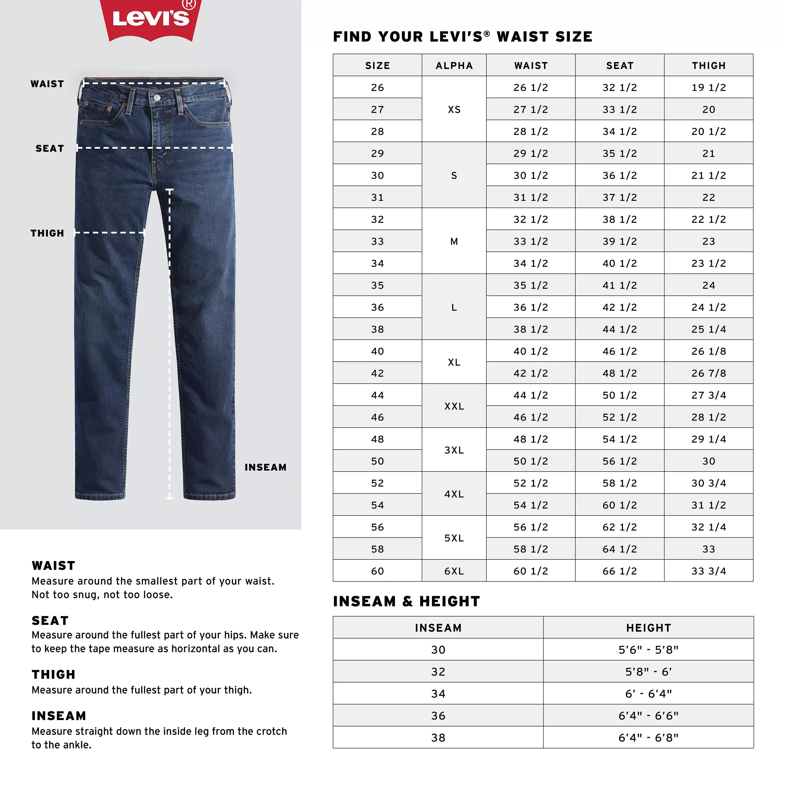 Levi's 550 Men's Stretch Relaxed Jeans