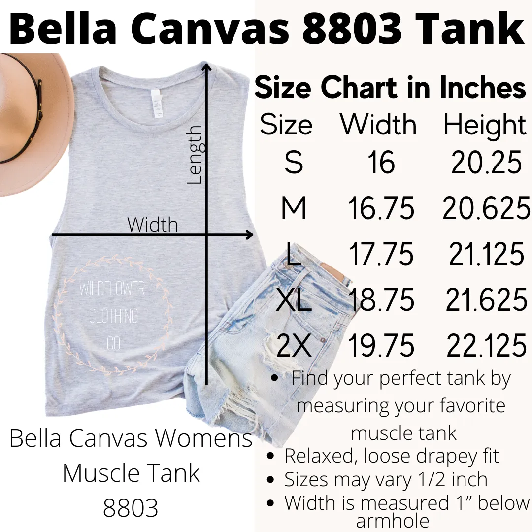 Mama  Flowy Scoop Muscle Tank