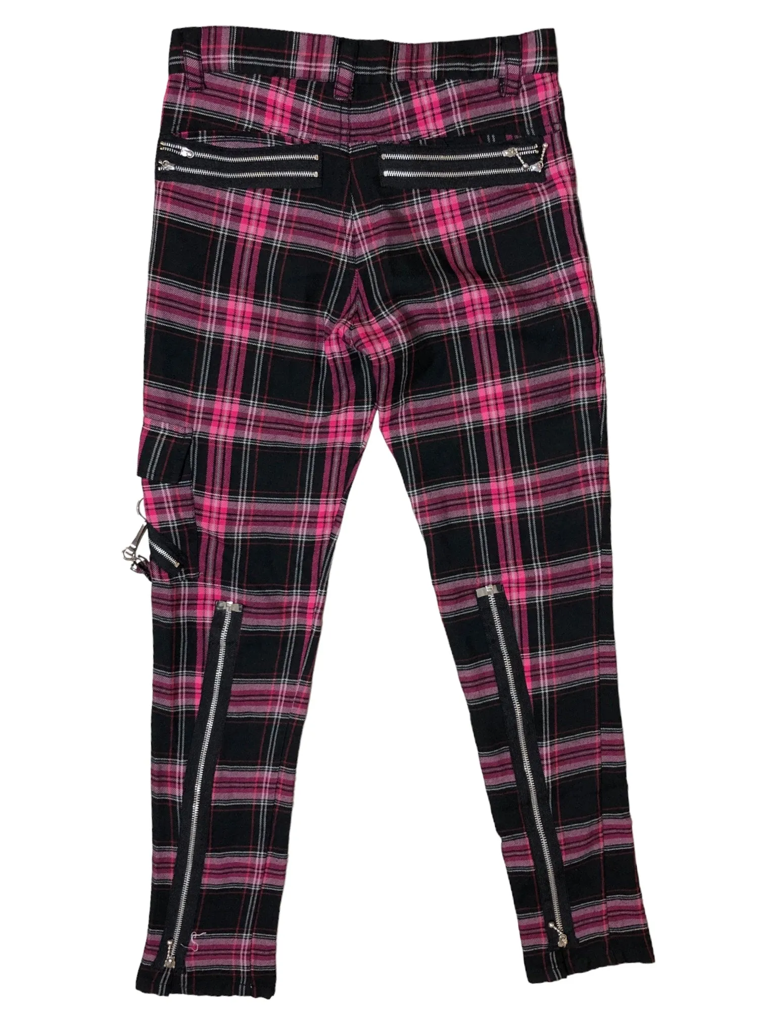 Pink/Black Punk Style Pant from Japan