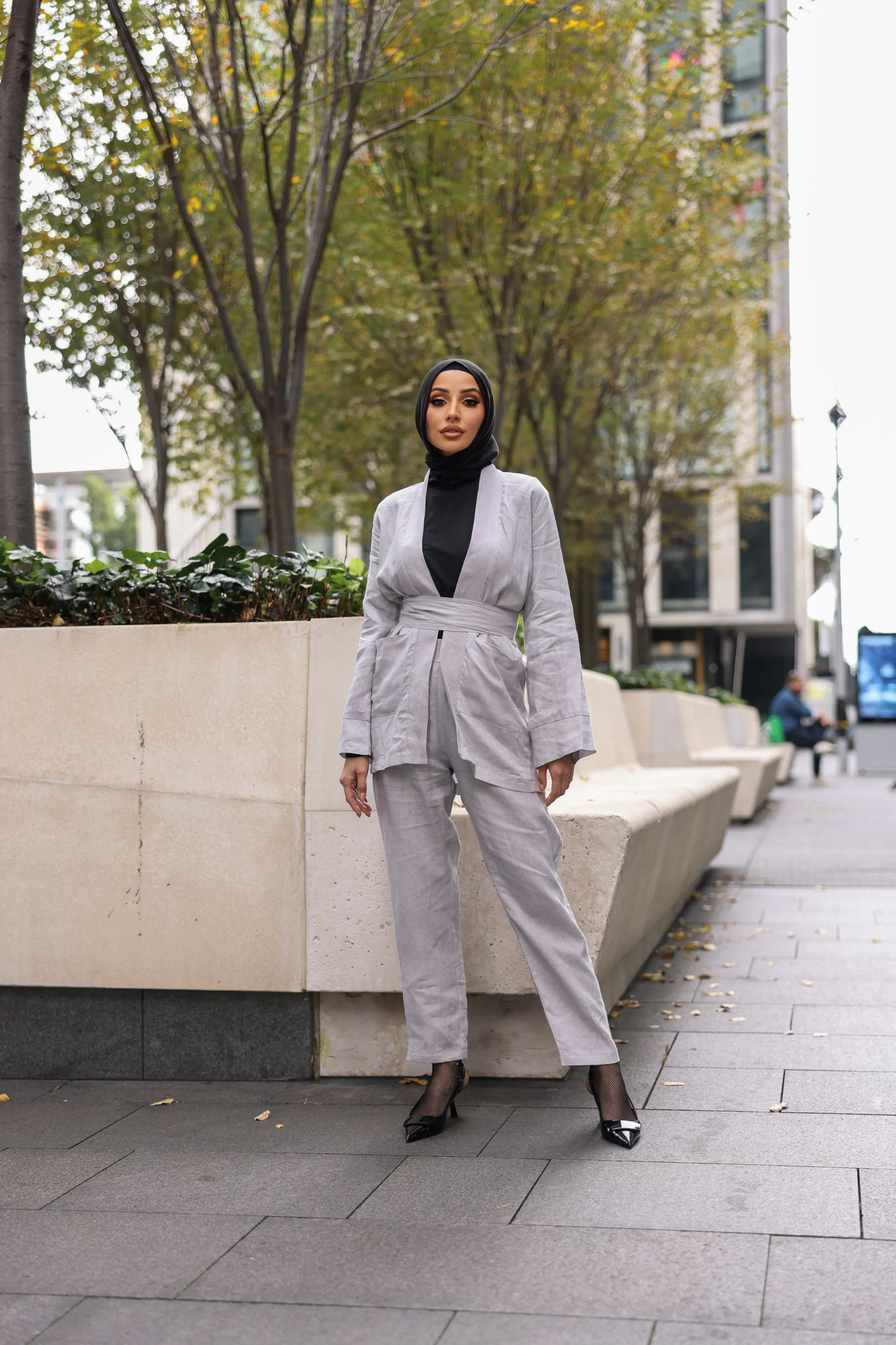 The Lael Linen Pant Cloud